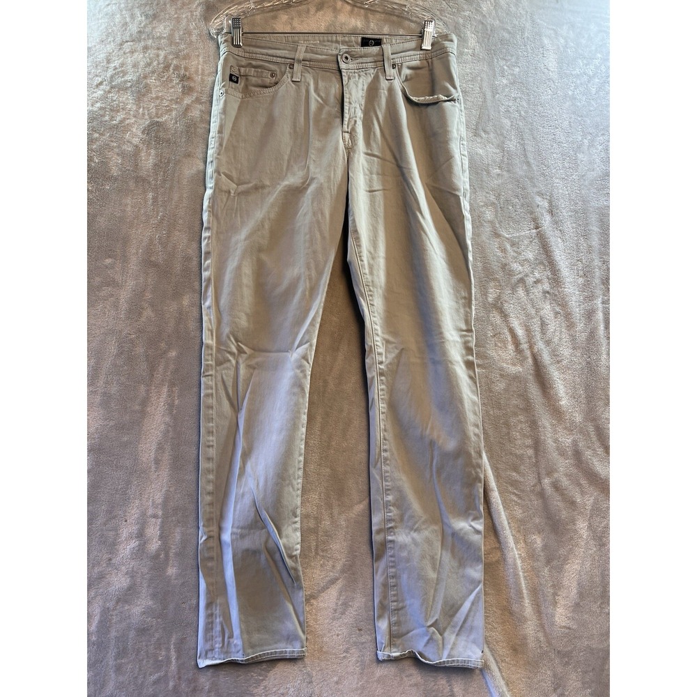 AG Adriano Goldschmied The Graduate Men 31x34 Khaki Excellent Tailored Leg Pants